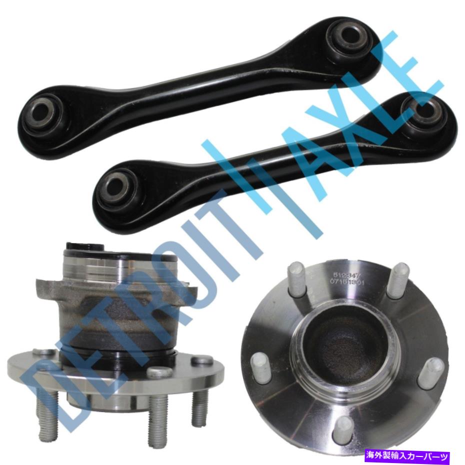 Wheel Hub Bearing 4PC後輪ベアリングハブ2004-2012マツダ3＆5の下部トレイルコントロールアーム 4pc Rear Wheel Bearing Hub Lower Trailing Control Arm for 2004-2012 Mazda 3 & 5【並行輸入品】