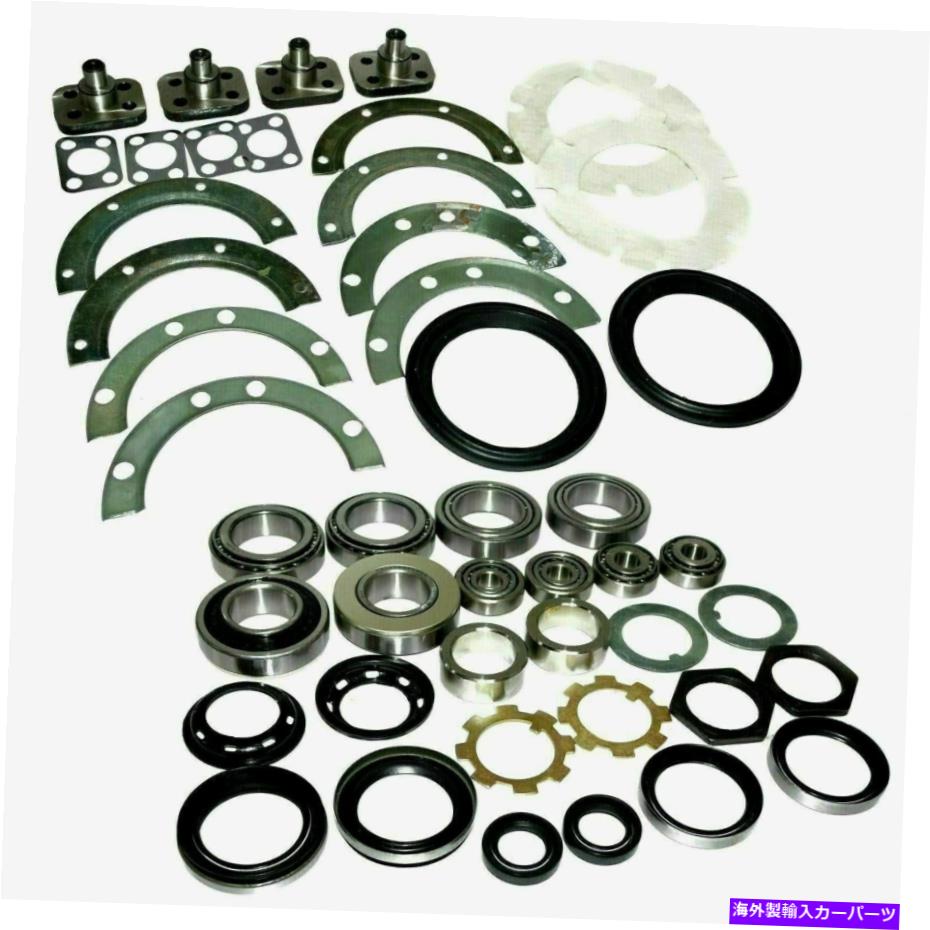 Wheel Hub Bearing スズキサムライSJ410 SJ 413ジプシーフロント＆リアアクスルホイールベアリング再構築キット用 FOR SuzukiSamurai SJ410 SJ 413 Gypsy Front & Rear Axle Wheel Bearing Rebuild Kit【並行輸入品】