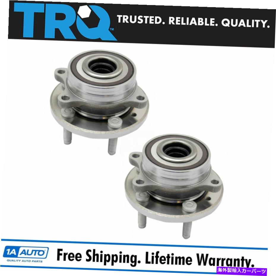 Wheel Hub Bearing TRQトーラスSHO警察インターセプター用のTRQフロントホイールベアリングとハブアセンブリペア TRQ Front Wheel Bearing & Hub Assembly Pair for Taurus SHO Police Interceptor【並行輸入品】