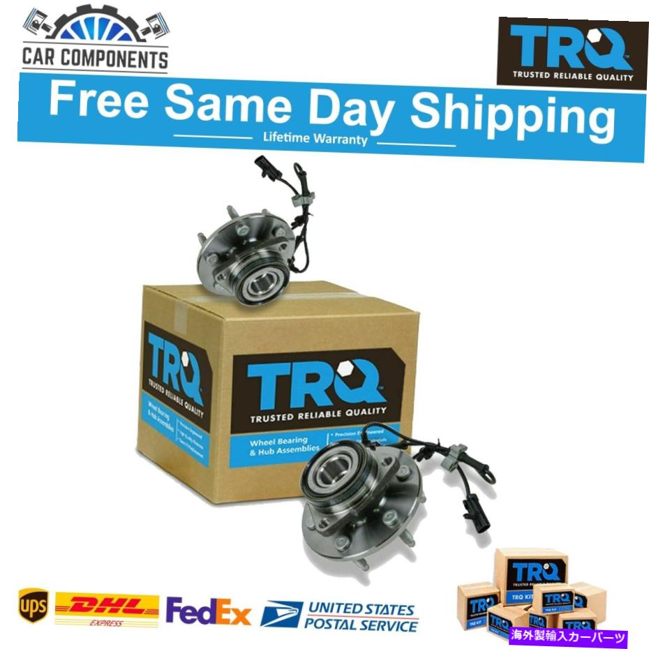 Wheel Hub Bearing TRQ 1999-14 Chevy GMC Cadillac SilveradoのTRQ TRQ New Front Wheel Hub & Bearing Pair For 1999-14 Chevy GMC Cadillac Silverado【並行輸入品】