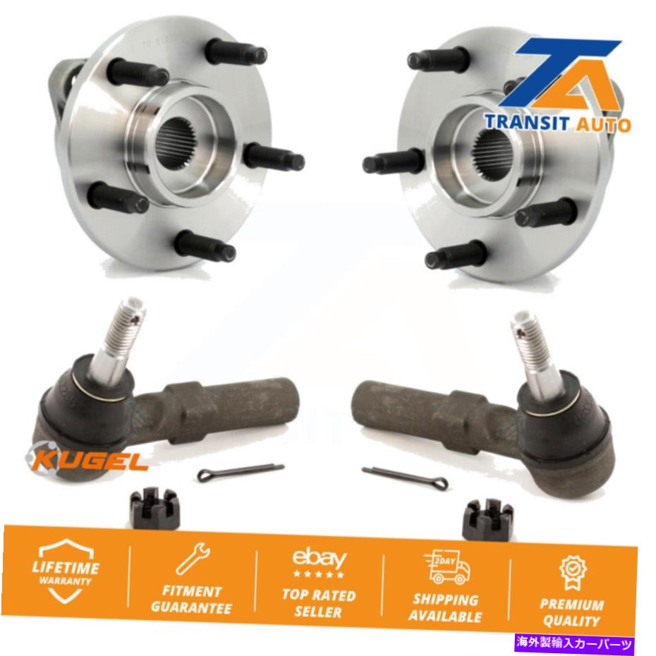 Wheel Hub Bearing シボレーHHR用のフロントホイールベアリングとタイロッドエンドキット Front Wheel Bearing And Tie Rod End Kit For Chevrolet HHR【並行輸入品】