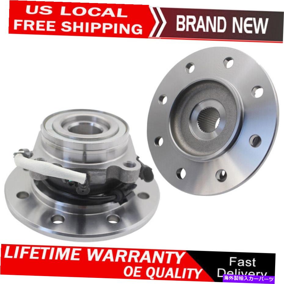 Wheel Hub Bearing 1996-1999のフロントホイールベアリングとハブペア Front Wheel Bearing & Hub Pair for 1996-1999 Chevy GMC K2500 K3500 Suburban 4WD【並行輸入品】