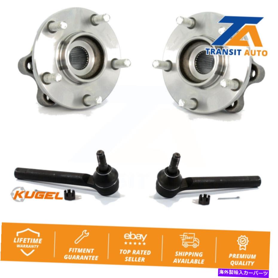 Wheel Hub Bearing 2005年から2007年の日産ムラーノのフロントホイールベアリングとタイロッドエンドキット Front Wheel Bearing And Tie Rod End Kit For 2005-2007 Nissan Murano【並行輸入品】