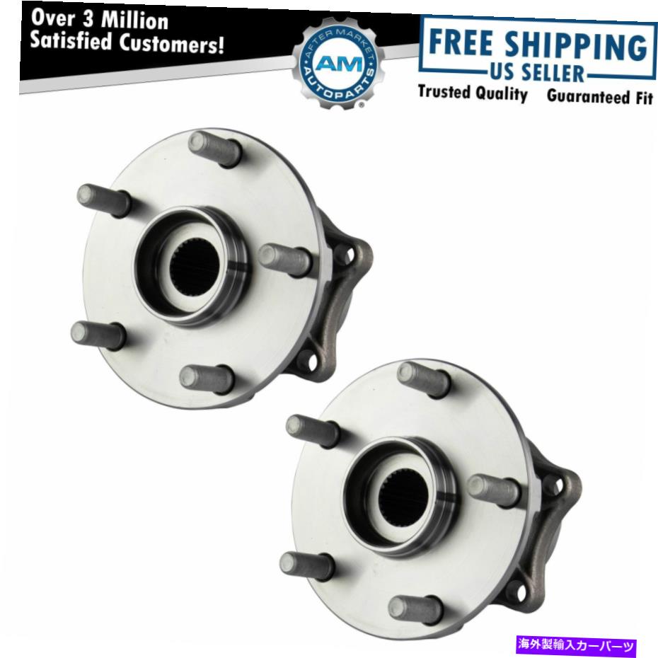 Wheel Hub Bearing スバルWRXレガシーアウトバック用の後輪ベアリングとハブアセンブリペア Rear Wheel Bearing & Hub Assembly Pair for Subaru WRX Legacy Outback【並行輸入品】