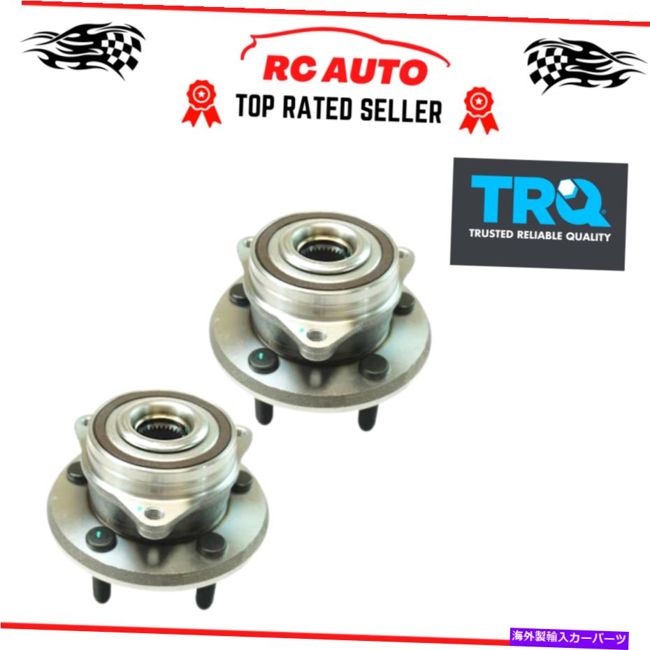 Wheel Hub Bearing TRQフロントホイールベアリング＆ハブアセンブリキットペアフィットダッジジープSUVトラックブランド TRQ Front Wheel Bearing & Hub Assembly Kit Pair Fits Dodge Jeep SUV Truck Brand【並行輸入品】