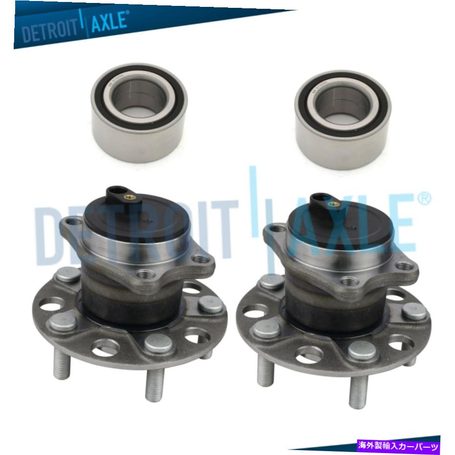 Wheel Hub Bearing 2009年のフロント +後輪ハブベアリングアセンブリ2009年三菱ランサーFWD Front + Rear Wheel Hub Bearing Assembly for 2008 2009 Mitsubishi Lancer FWD【並行輸入品】
