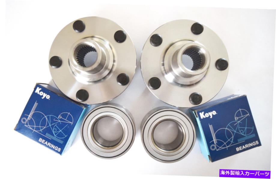 Wheel Hub Bearing トヨタカムリ10-17 /レクサスES350 07-15の2つの前輪ハブW / Koyoベアリングセットセット 2 Front Wheel Hub W/ KOYO Bearing Set For TOYOTA CAMRY 10-17 / LEXUS ES350 07-15【並行輸入品】