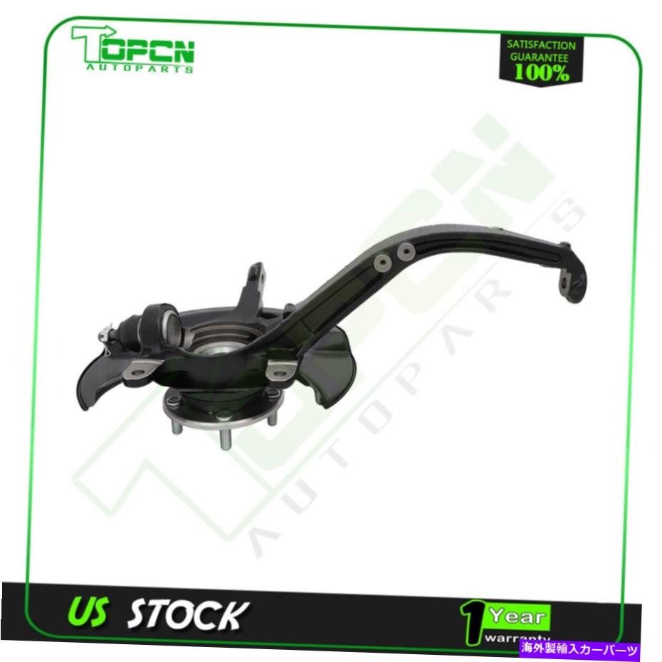 Wheel Hub Bearing ホイールベアリングハブ＆ステアリングナックルフロント左ホンダアコード03-2007マニュアル Wheel Bearing Hub & Steering Knuckle Front Left For Honda Accord 03-2007 Manual【並行輸入品】