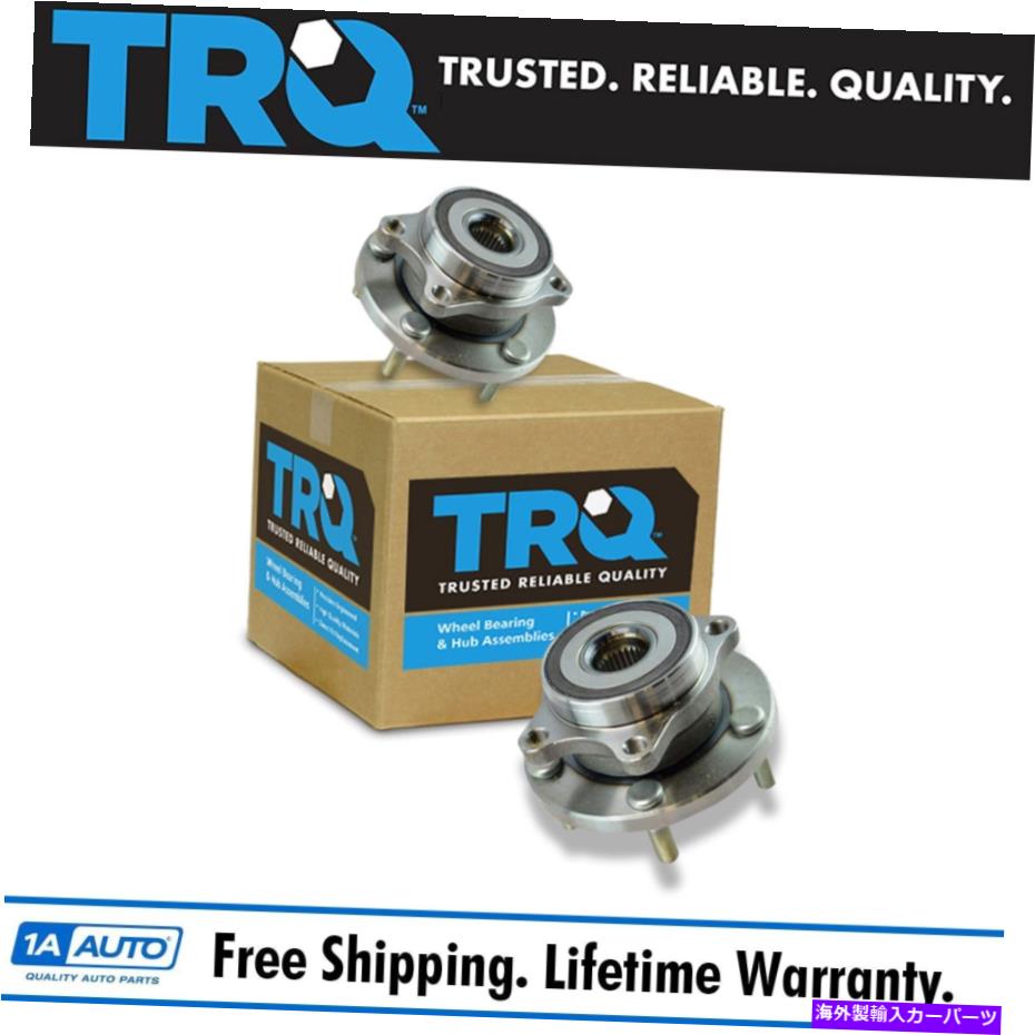 Wheel Hub Bearing TRQホイールベアリング＆ハブアセンブリフロントLH RHペア04-14スバルWRX STI TRQ Wheel Bearing & Hub Assembly Front LH RH Pair for 04-14 Subaru WRX STI【並行輸入品】