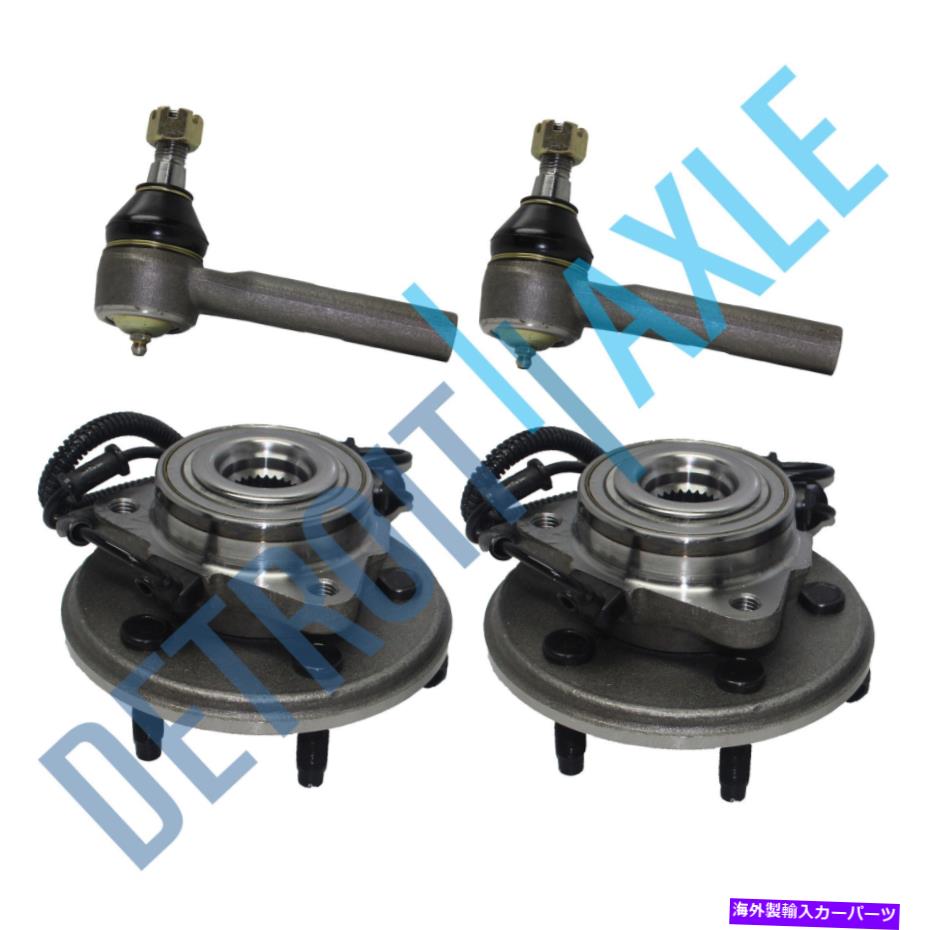Wheel Hub Bearing 2つの前輪ベアリング + 2タイロッド2002 2003 2004 2005 Ford Explorer Mountaineer 2 Front Wheel Bearing + 2 Tie Rod 2002 2003 2004 2005 Ford Explorer Mountaineer【並行輸入品】