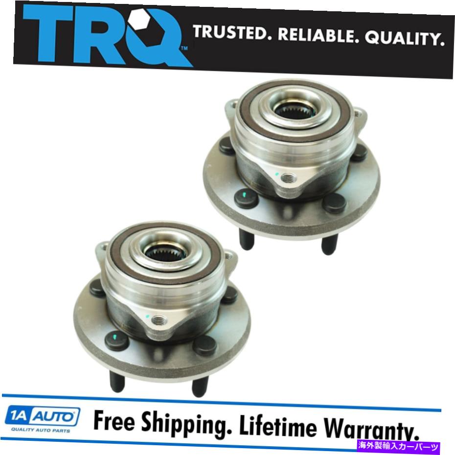 Wheel Hub Bearing Dodge Jeep SUVトラックブランド用のTRQフロントホイールベアリング＆ハブアセンブリキットペア TRQ Front Wheel Bearing & Hub Assembly Kit Pair for Dodge Jeep SUV Truck Brand【並行輸入品】