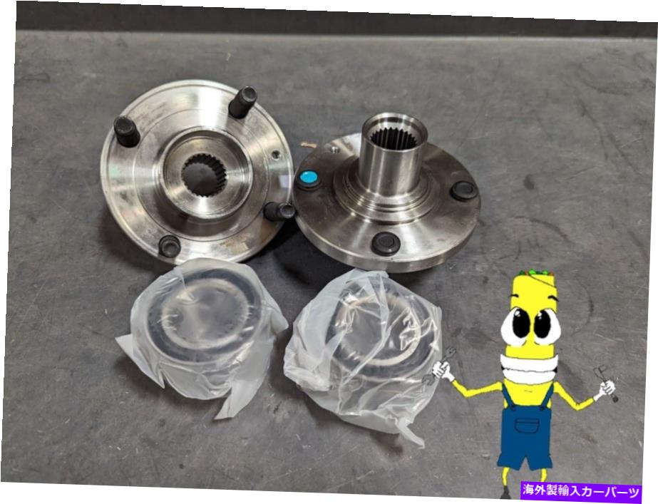 Wheel Hub Bearing シボレースパーク2016-2021用の前輪ハブベアリングアセンブリキットセット Front Wheel Hub Bearing Assembly Kit Set for Chevrolet Spark 2016-2021【並行輸入品】