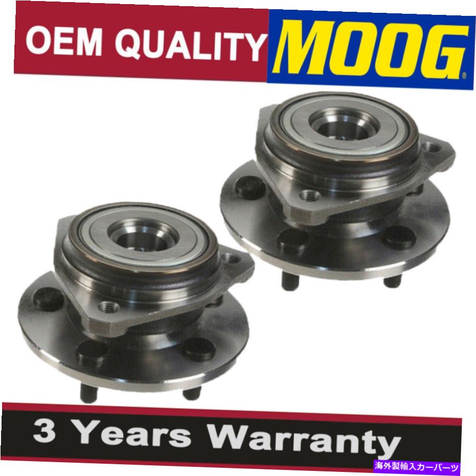 Wheel Hub Bearing グランドチェロキージープラングラー513084のムーグ2フロントホールハブベアリングアセンブリ MOOG 2 Front Wheel Hub Bearing Assembly For Grand Cherokee Jeep Wrangler 513084【並行輸入品】