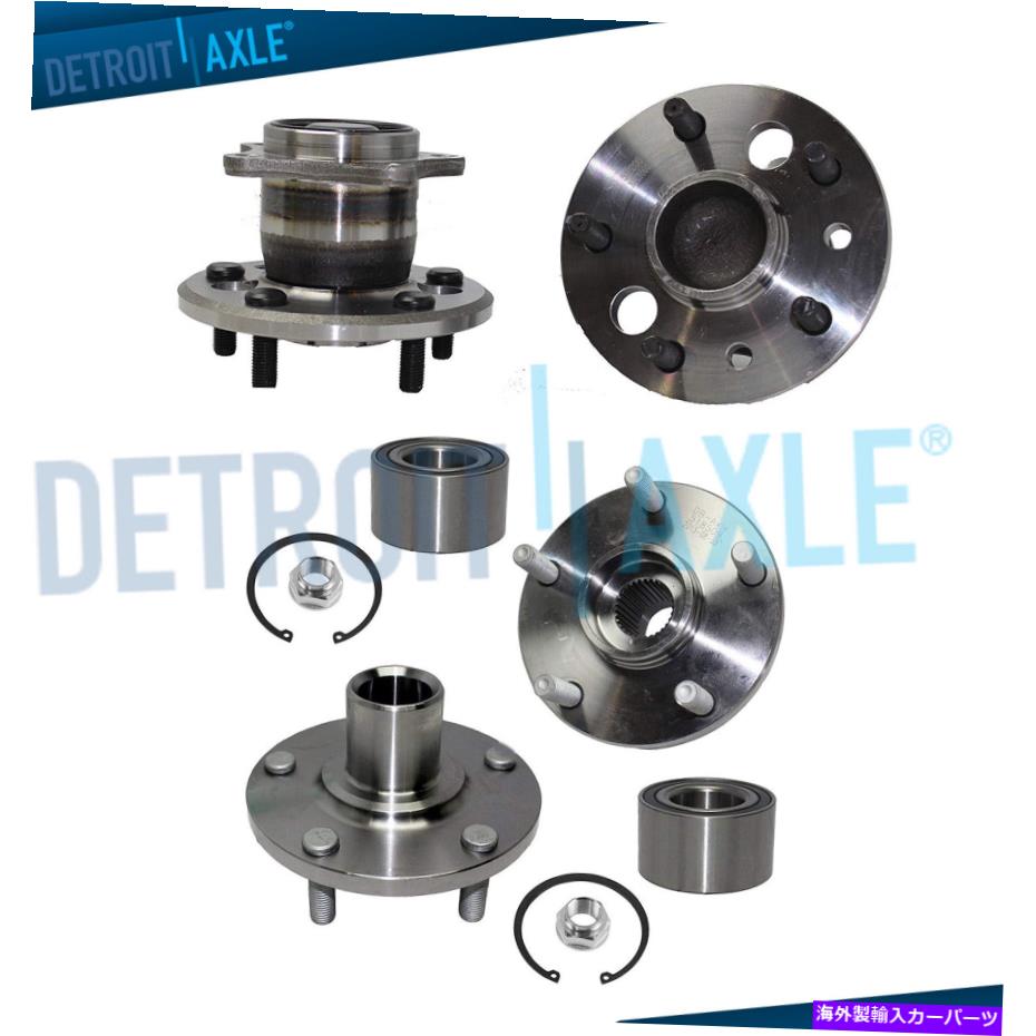 Wheel Hub Bearing 2002年のフロント +後輪ベアリングハブアセンブリ2003トヨタカムリ3.0L非ABS Front + Rear Wheel Bearing Hub Assembly for 2002 2003 Toyota Camry 3.0L NON ABS【並行輸入品】