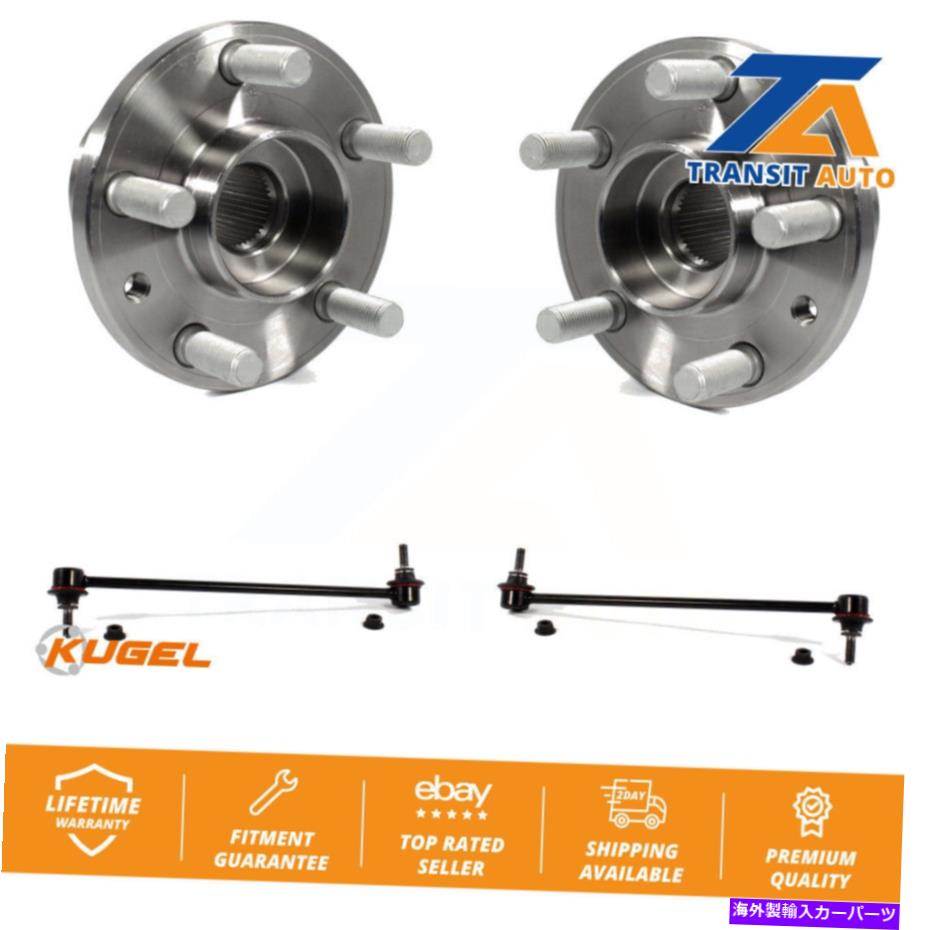 Wheel Hub Bearing 2008-2015ランドローバーLR2のフロントハブベアリングアセンブリとリンクキット Front Hub Bearing Assembly And Link Kit For 2008-2015 Land Rover LR2【並行輸入品】