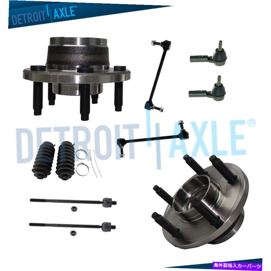 Wheel Hub Bearing 10pcフロントホイールベアリング2005年から2009年のフォードマスタング5ボルトなし 10pc Front Wheel Bearing Hub Tierods for 2005-2009 Ford Mustang 5 Bolt No ABS【並行輸入品】 51,678円