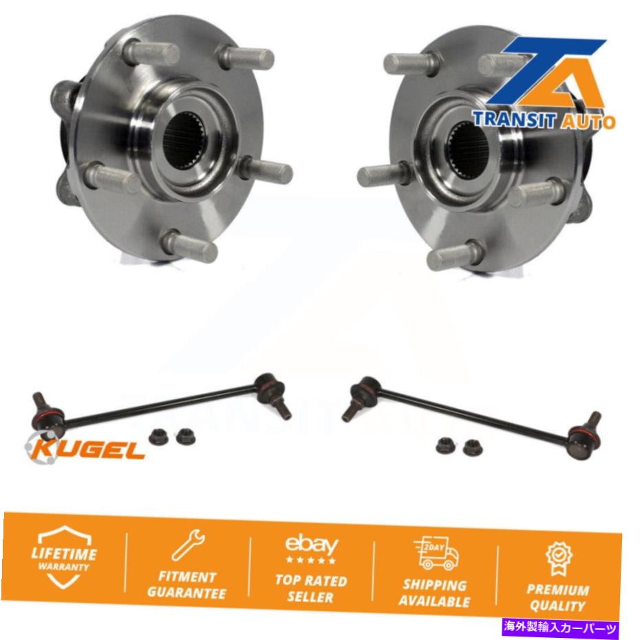 Wheel Hub Bearing 日産ジュークリーフリーフ用のフロントハブベアリングアセンブリとリンクキット Front Hub Bearing Assembly And Link Kit For Nissan Juke Leaf LEAF【並行輸入品】 52,668円