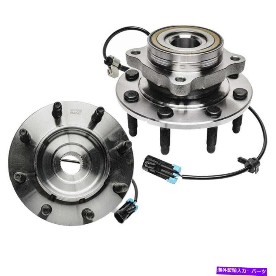 Wheel Hub Bearing 2PCSフロントホイールベアリング＆ハブ4WD for 01-06 Chevy Silverado 2500 3500 HD 515058 2Pcs Front Wheel Bearing & Hub 4WD For 01-06 Chevy Silverado 2500 3500 HD 515058【並行輸入品】