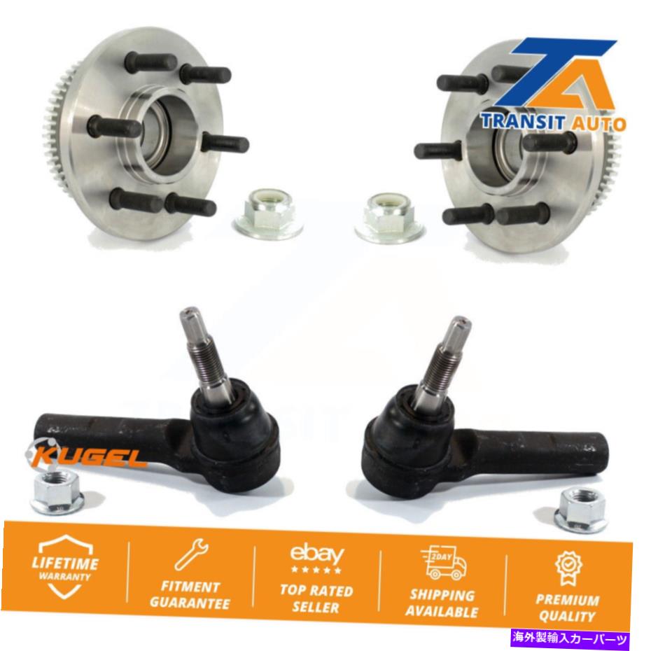 Wheel Hub Bearing ダッジダコタデュランゴ用のフロントホイールベアリングとタイロッドエンドキット Front Wheel Bearing And Tie Rod End Kit For Dodge Dakota Durango【並行輸入品】
