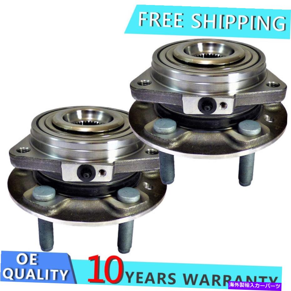 Wheel Hub Bearing 2018年のジープラングラードライバー＆乗客のためのフロントホイールベアリングとハブ pair Front Wheel Bearing and Hub For 2018 Jeep Wrangler Driver & Passenger【並行輸入品】