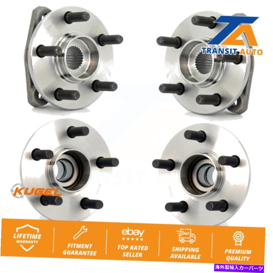 Wheel Hub Bearing ダッジストラタスクライスラーセブリング用のフロントリアホイールベアリング＆ハブアセンブリキット Front Rear Wheel Bearing & Hub Assembly Kit For Dodge Stratus Chrysler Sebring【並行輸入品】