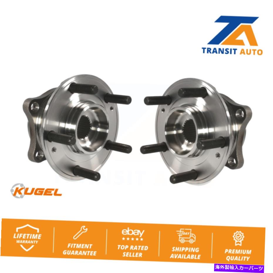 Wheel Hub Bearing 2015年から2019年のKia Sedonaのフロントホイールベアリングとハブアセンブリペア Front Wheel Bearing And Hub Assembly Pair For 2015-2019 Kia Sedona【並行輸入品】