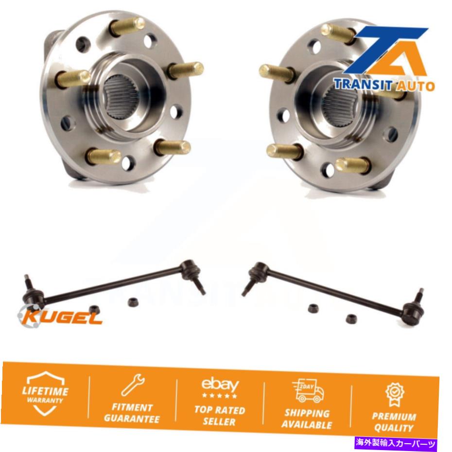 Wheel Hub Bearing クライスラー用のフロントハブベアリングアセンブリ＆リンクキットintrepid 300mコンコルド Front Hub Bearing Assembly & Link Kit For Chrysler Dodge Intrepid 300M Concorde【並行輸入品】