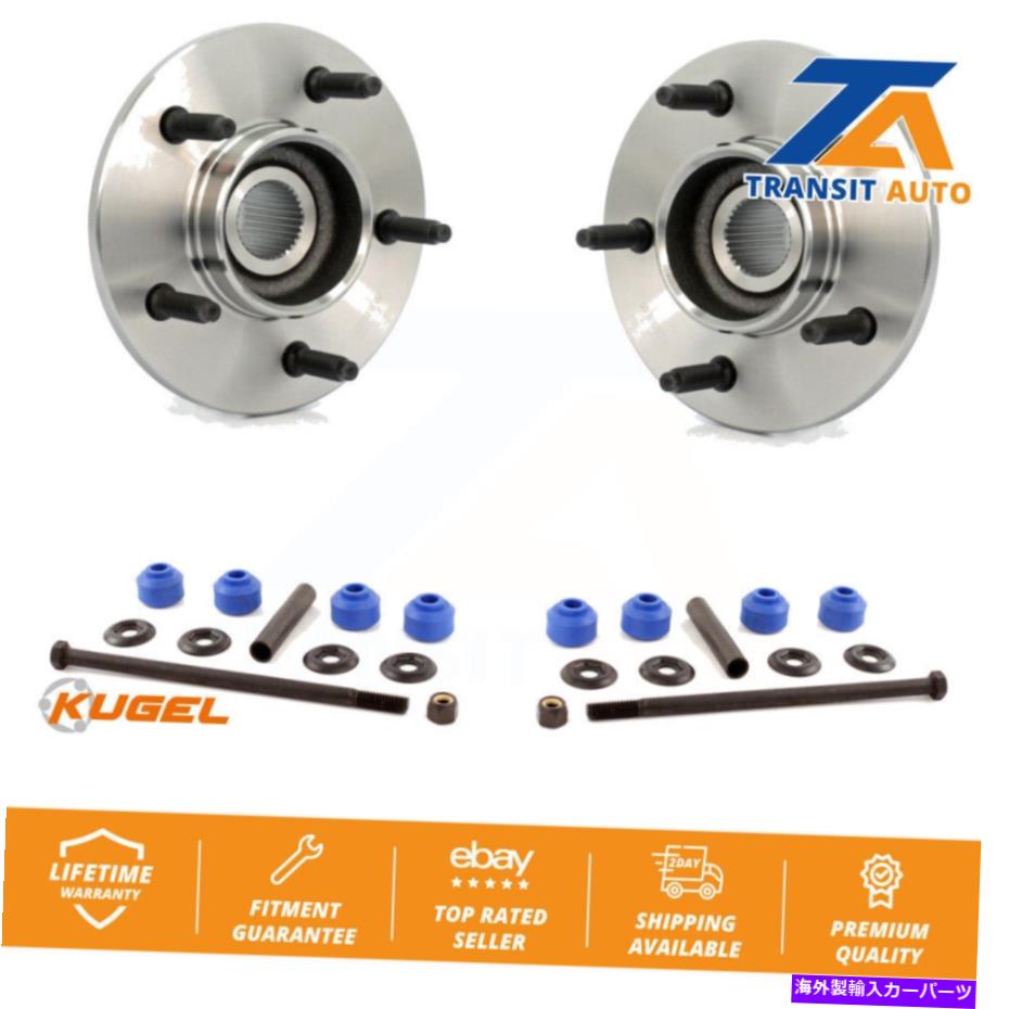 Wheel Hub Bearing Ford F-150 4WDの2輪ABSのフロントハブベアリングアセンブリとリンクキット Front Hub Bearing Assembly And Link Kit For Ford F-150 4WD with 2-Wheel ABS【並行輸入品】