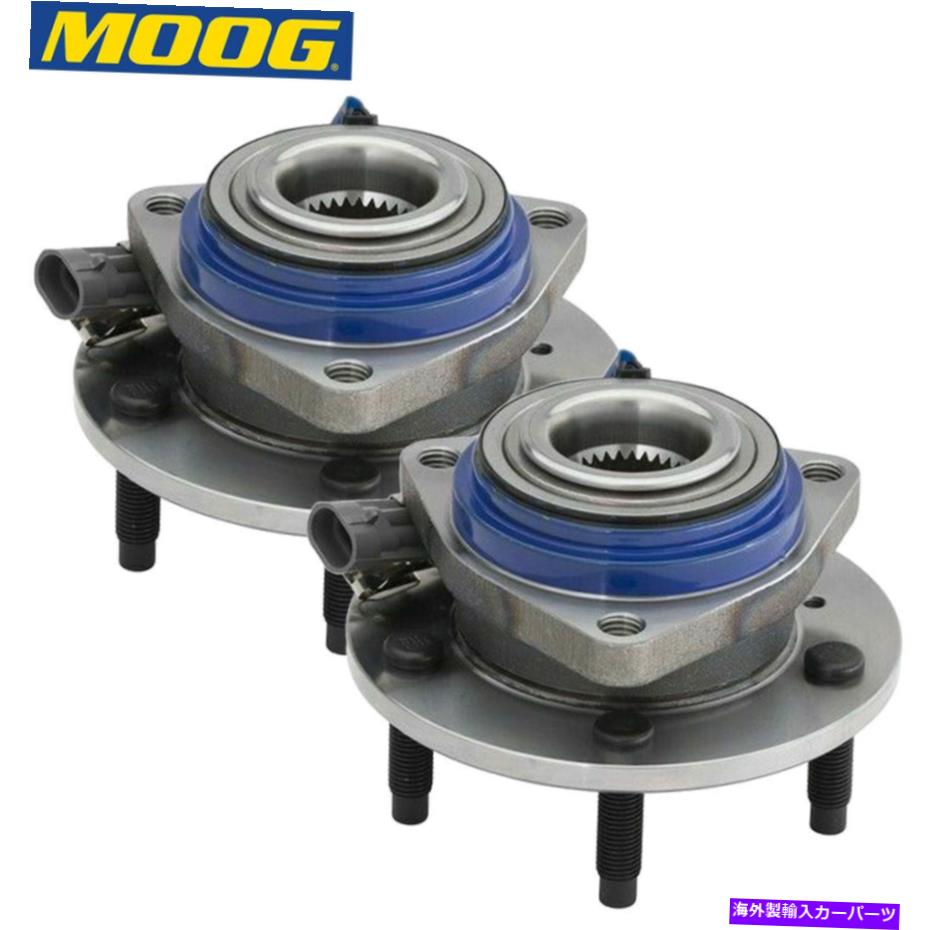 Wheel Hub Bearing インパラモンテカルロアップランダーベンチャーのための2xフロントムーグホイールベアリング5ラグNY 2x Front Moog Wheel Bearings for Impala Monte Carlo Uplander Venture 5 Lug NY【並行輸入品】