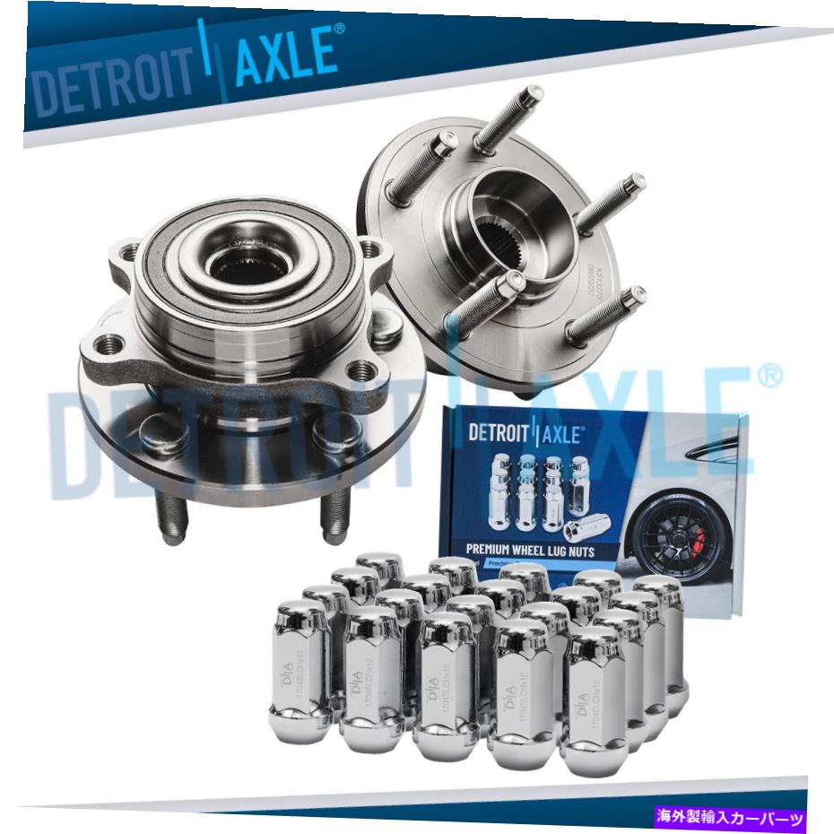 Wheel Hub Bearing 2010-2019 Ford Taurus Flex Mks Mktの20pcラグナットw/ 20pcラグナッツw/ 20pcのベアリング Front Wheel Hub Bearings w/ 20pc Lug Nuts for 2010-2019 Ford Taurus Flex MKS MKT【並行輸入品】 51,678円