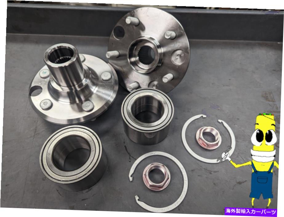 Wheel Hub Bearing Lexus SC430 02-09 GS430 01-05用の後輪ハブベアリングキットアセンブリセット Rear Wheel Hub Bearing Kit Assembly Set for Lexus SC430 02-09 GS430 01-05【並行輸入品】
