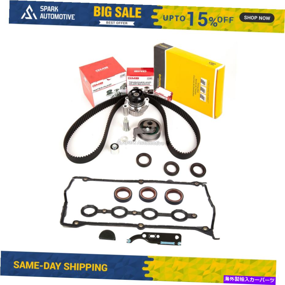 Water Pump タイミングベルトキットウォーターポンプカバーガスケットフィット01-06 VWビートルGTIジェッタアウディTT Timing Belt Kit Water Pump Cover Gasket Fit 01-06 VW Beetle GTi Jetta Audi TT【並行輸入品】