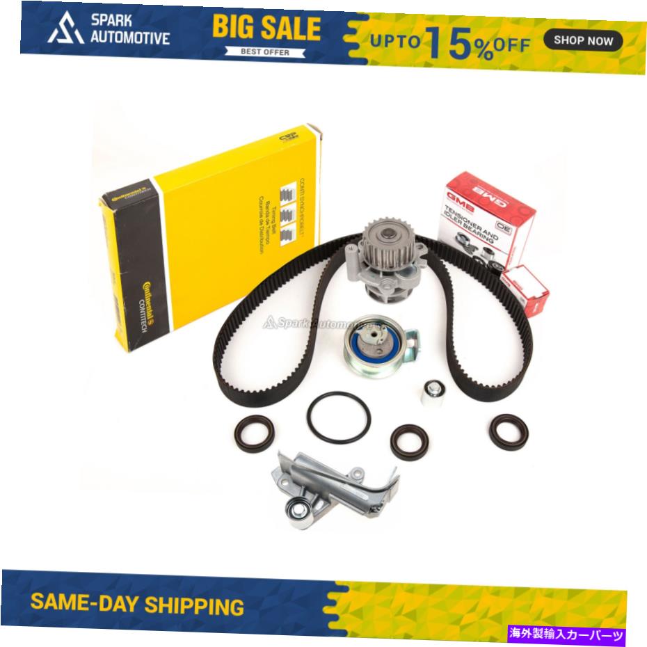 Water Pump タイミングベルトキットウォーターポンプフィット01-06アウディA4 Quattro Volkswagen Passat Turbo 1.8 Timing Belt Kit Water Pump Fit 01-06 Audi A4 Quattro Volkswagen Passat Turbo 1.8【並行輸入品】