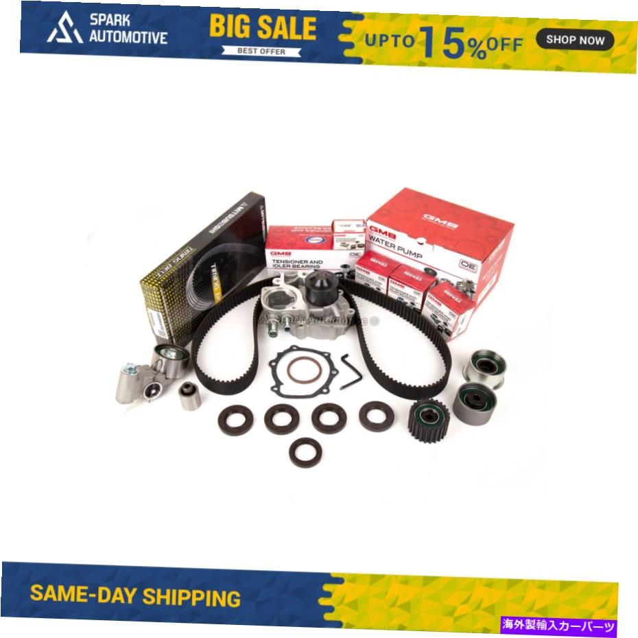 Water Pump タイミングベルトキットGMBウォーターポンプフィット02-05 2.0L EJ20TスバルWRXターボDOHC Timing Belt Kit GMB Water Pump Fit 02-05 2.0L EJ20T Subaru WRX Turbo DOHC【並行輸入品】