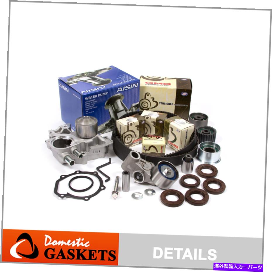Water Pump タイミングベルトアイシンウォーターポンプフィット04-14スバルインプレッサバジャ2.5LターボDOHC EJ255 Timing Belt AISIN Water Pump Fit 04-14 Subaru Impreza Baja 2.5L Turbo DOHC EJ255【並行輸入品】