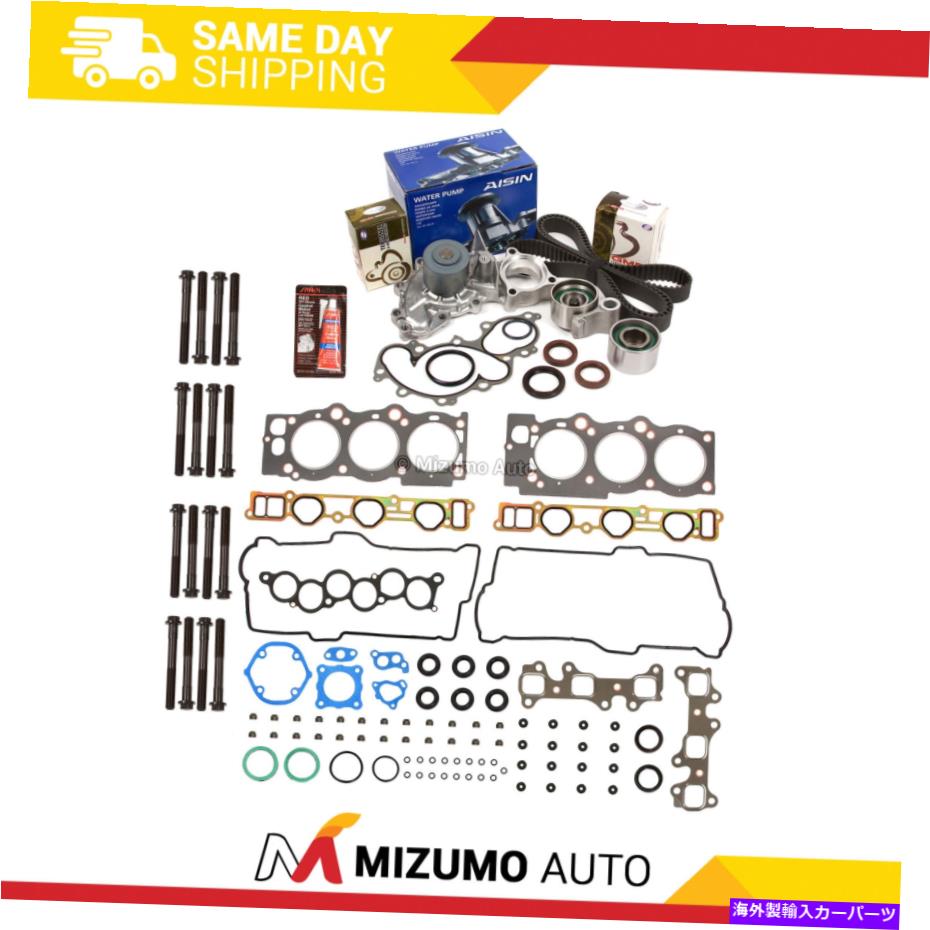 Water Pump ヘッドガスケットセットタイミングベルトキットウォーターポンプフィット92-93トヨタレクサス3vzfe Head Gasket Set Timing Belt Kit Water Pump Fit 92-93 Toyota Lexus 3VZFE【並行輸入品】