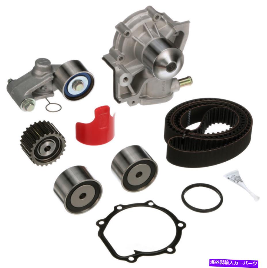 Water Pump ウォーターポンプゲートを備えたエンジンタイミングベルトキットTCKWP254A Engine Timing Belt Kit with Water Pump Gates TCKWP254A【並行輸入品】