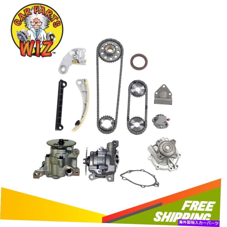 Water Pump タイミングチェーンオイルウォーターポンプキットフィット96-09シボレースズキ1.8L 2.0L 2.3L DOHC J18A Timing Chain Oil Water Pump Kit Fits 96-09 Chevy Suzuki 1.8L 2.0L 2.3L DOHC J18A【並行輸入品】