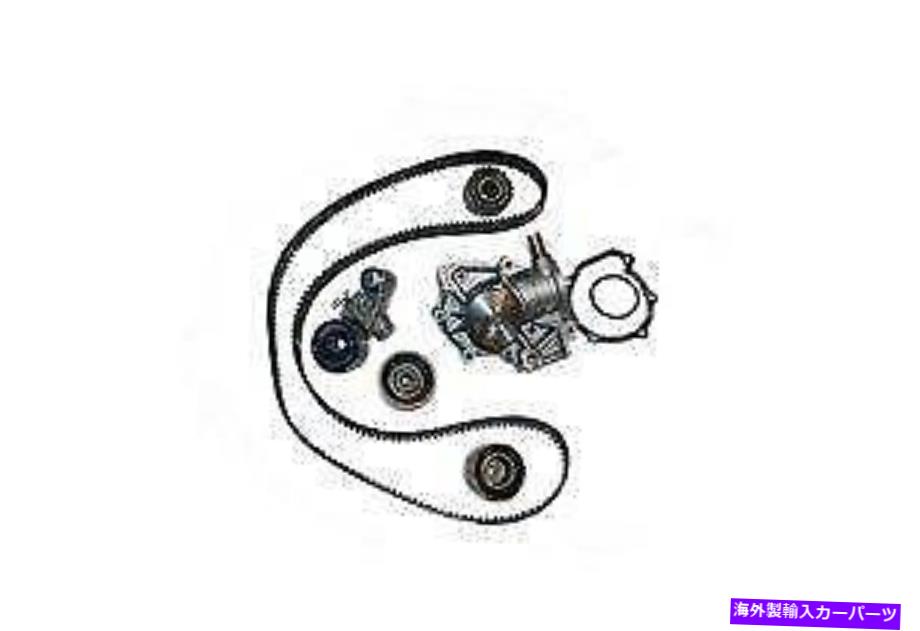 Water Pump ＃TCKWP304ゲートエンジンタイミングベルトキット付きウォーターポンプ # TCKWP304 Gates Engine Timing Belt Kit with Water Pump【並行輸入品】