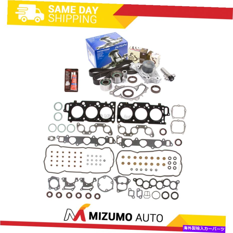 Water Pump ヘッドガスケットセットタイミングベルトキットアイシンウォーターポンプフィット99-04トヨタレクサス1MZFE Head Gasket Set Timing Belt Kit AISIN Water Pump Fit 99-04 Toyota Lexus 1MZFE【並行輸入品】