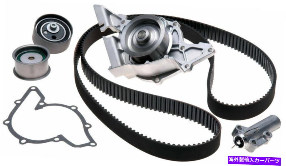 Water Pump ゲートTCKWP297 POWERGRIPプレミアムタイミングベルトコンポーネントキット付きウォーターポンプ Gates TCKWP297 PowerGrip Premium Timing Belt Component Kit with Water Pump【並行輸入品】