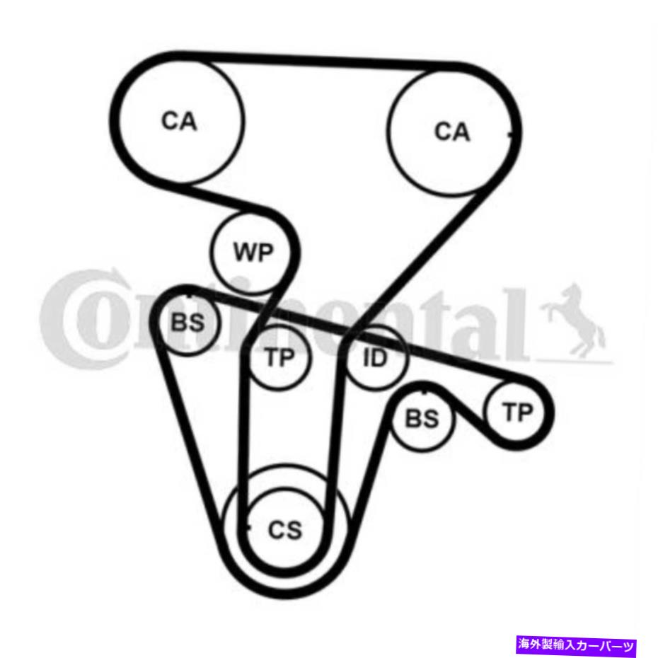 Water Pump ウォーターポンプ付きContitechタイミングベルトキットCT877WP3Pro Contitech Timing Belt Kit With Water Pump CT877WP3PRO【並行輸入品】