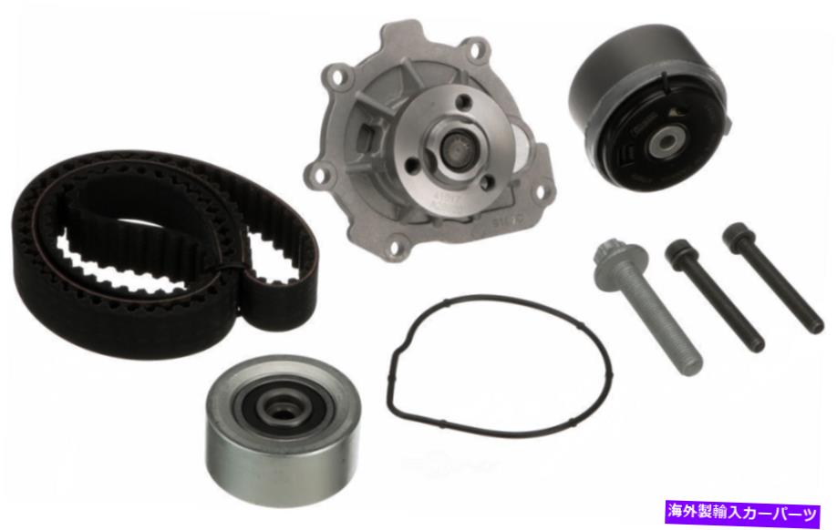 Water Pump ウォーターポンプゲートを備えたエンジンタイミングベルトキットTCKWP338 Engine Timing Belt Kit with Water Pump Gates TCKWP338【並行輸入品】
