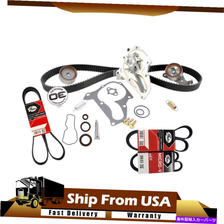 Water Pump 5xゲートタイミングベルトキットがトヨタカムリ2.0L L4 1987_WTに適合する 5X Gates Timing Belt Kit fits TOYOTA CAMRY 2.0L L4 1987_WT【並行輸入品】