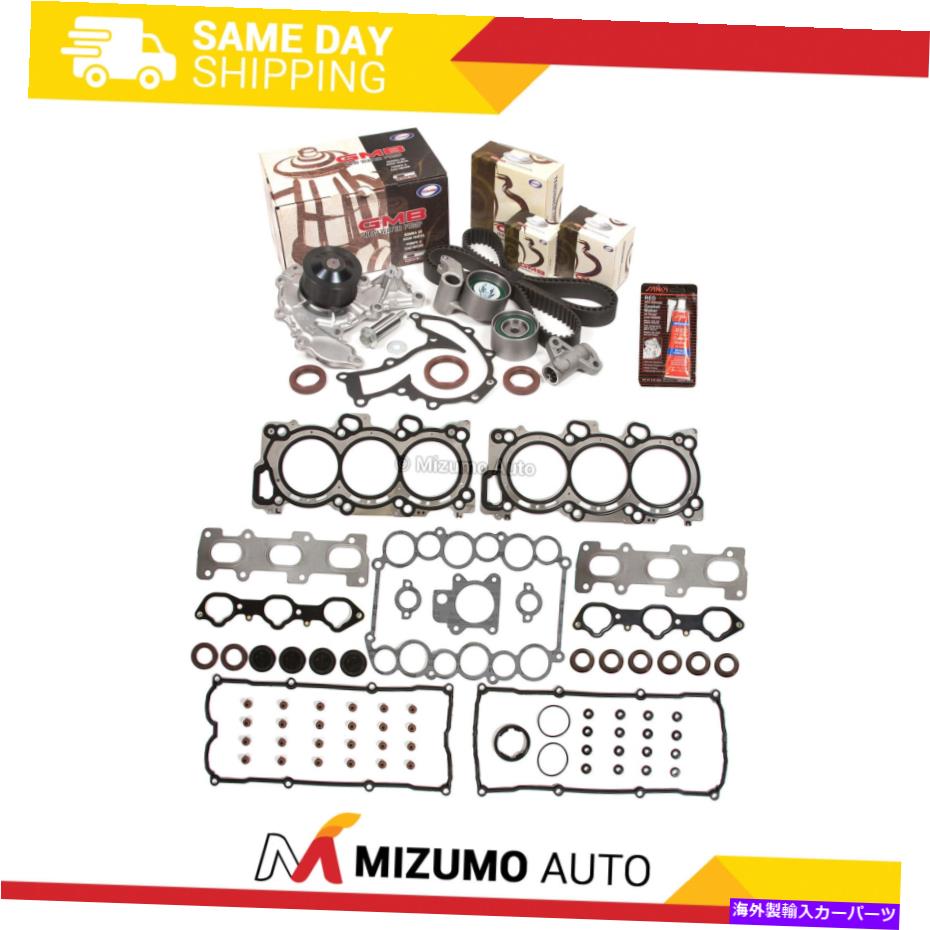 Water Pump ヘッドガスケットセットタイミングベルトキットウォーターポンプフィット98-04 ACURA HONDA ISUZU 6VE1 6VD1 Head Gasket Set Timing Belt Kit Water Pump Fit 98-04 Acura Honda Isuzu 6VE1 6VD1【並行輸入品】