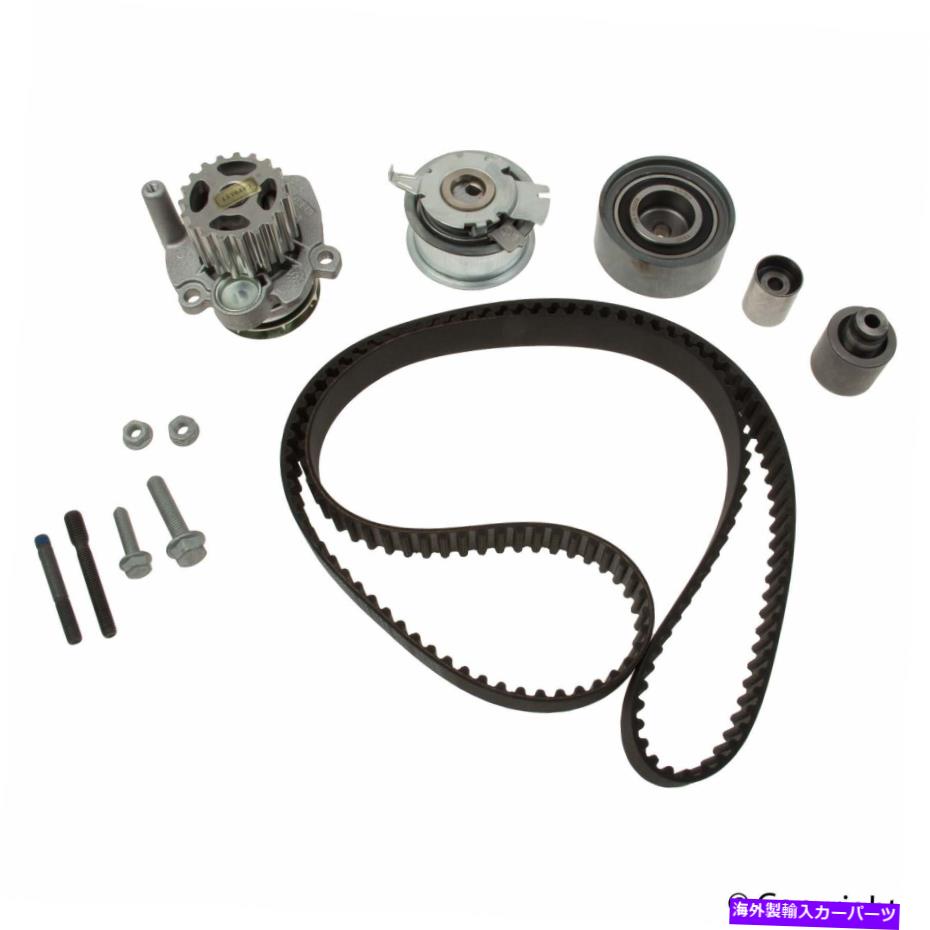 Water Pump カブトムシ、ゴルフ、ジェッタ、A3 PK05691用のウォーターポンプ付きHEPUエンジンタイミングベルトキット Hepu Engine Timing Belt Kit with Water Pump for Beetle, Golf, Jetta, A3 PK05691【並行輸入品】
