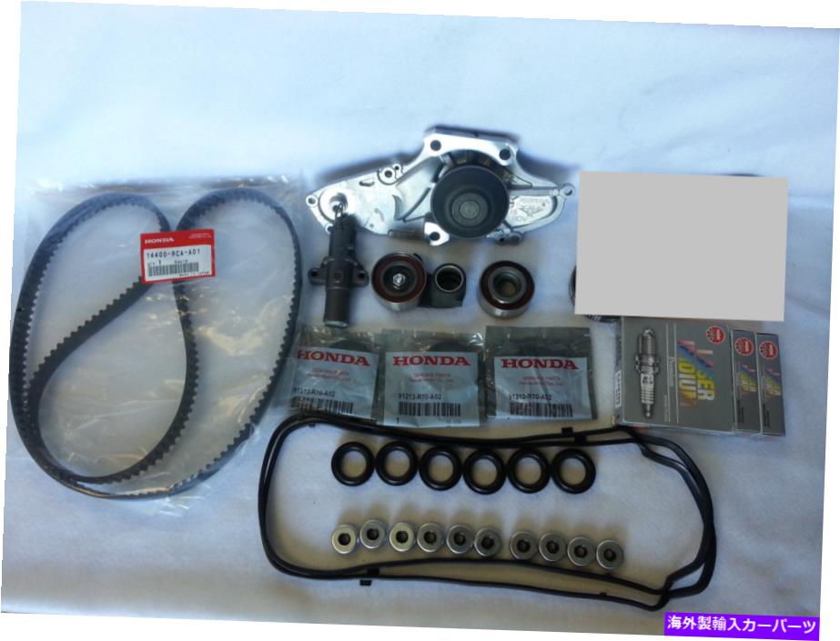 Water Pump Acura Honda V6完全なタイミングベルトウォーターポンプ＆ガスケットキット＆スパークプラグ FOR ACURA HONDA V6 COMPLETE TIMING BELT WATER PUMP & GASKET KIT & Spark Plugs【並行輸入品】