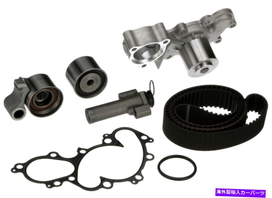 Water Pump タコマ、ツンドラ、T100 TCKWP271C用のウォーターポンプ付きゲートエンジンタイミングベルトキット Gates Engine Timing Belt Kit with Water Pump for Tacoma, Tundra, T100 TCKWP271C【並行輸入品】