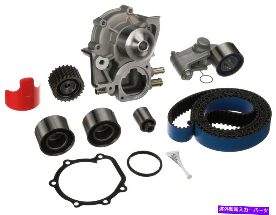 Water Pump 2005年Saab 9-2x 2.0Lウォーターポンプゲート付きエンジンタイミングベルトキット159me19 For 2005 Saab 9-2X 2.0L Engine Timing Belt Kit with Water Pump Gates 159ME19【並行輸入品】