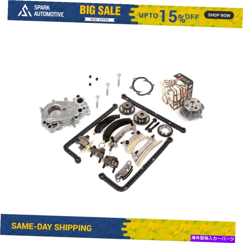 Water Pump タイミングチェーンキットオイルポンプGMBウォーターポンプフィット07-16ビュイックキャデラックスズキ3.6L Timing Chain Kit Oil Pump GMB Water Pump Fit 07-16 Buick Cadillac Suzuki 3.6L【並行輸入品】